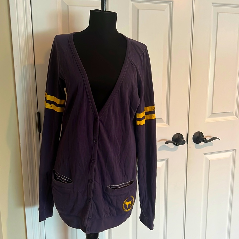 Michigan button down vintage cotton Jersey Size Large by Pink